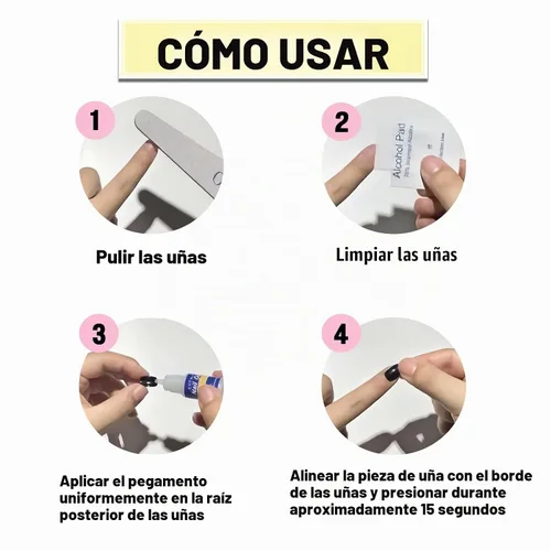 Vista 6 de IMSOHOT Uñas postizas a presión con forma de almendra, francesas, color azul medio, uñas postizas degradadas con purpurina con diseños de diamantes