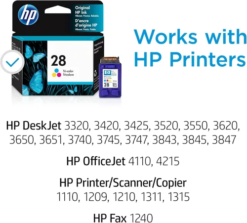 Vista 2 de HP 28 Cartucho de Tinta Tricolor C8728AN