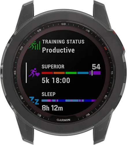 Vista 6 de TenCloud Protector de pantalla para Fenix 7X 2.008 in, protectores de pantalla de TPU compatibles con Garmin Fenix 7X/Fenix 7X Solar/Fenix 7X
