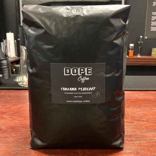 Vista 11 de Dope Coffee, Goteo etíope, tostado medio, café de grano entero, región Sidamo 100% Arábica, 12 onzas