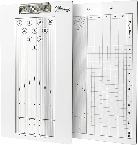 Vista 24 de Murray Sporting Goods sujetapapeles para entrenadores de borrado en seco Pizarra blanca de doble cara