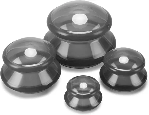 Vista 9 de Juego de terapia de ventosas de silicona, juego profesional de ventosas para estudio y hogar, tazas de masaje chinas, para reducción de celulitis