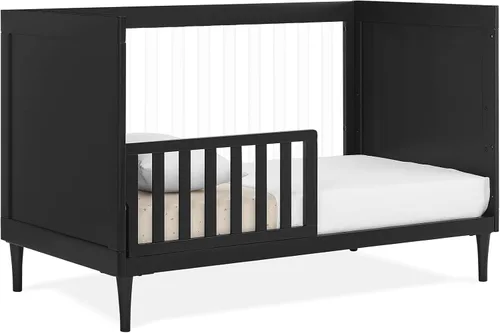 Vista 9 de Delta Children Bowie Cuna acrílica convertible 4 en 1 - Certificado Greenguard Gold, ébano negro