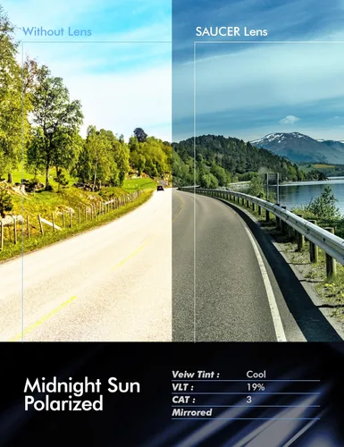 Vista 5 de SAUCER Premium Replacement Lenses for Oakley Holbrook OO9102 Sunglasses