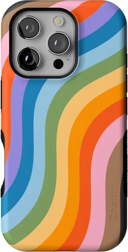 Vista 31 de Casely - Funda protectora para iPhone 16 Pro, diseño All Smiles, sticker de cara sonriente, colección Bold, compatible con MagSafe