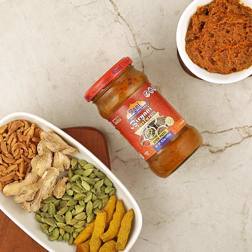 Vista 5 de Pasta de curry Rani Biryani Masala (pasta de especias de cocina para platos de arroz indio, pullao/pilau) tarro de vidrio de 10.5 onzas (10.58 oz) ~