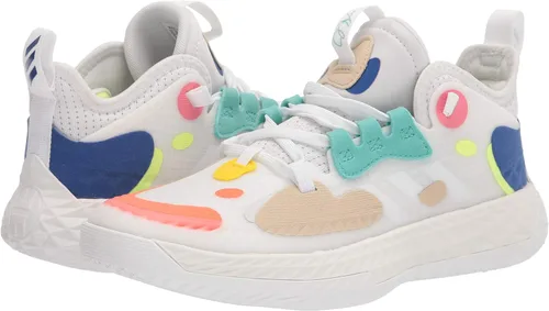 Vista 7 de adidas Tenis de baloncesto unisex Harden Volume 5 para niños Crystal White-blanco-team Royal Blue