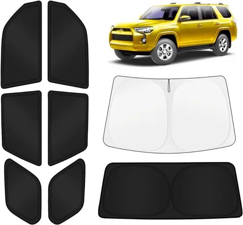 Vista 130 de KUST Parasol para parabrisas para Volkswagen VW Taos 2022-2025 2026, accesorios para ventana, protector de visera solar, plegable, bloquea los rayos