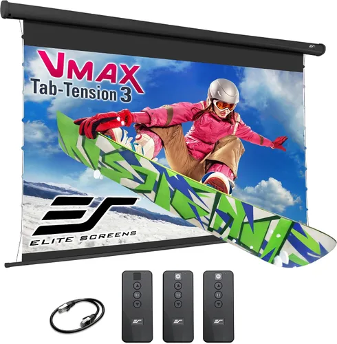 Vista 9 de Elite Screens VMAX 3 125" 16:9 Pantalla de proyector motorizada VMAX125UWH3 Negro