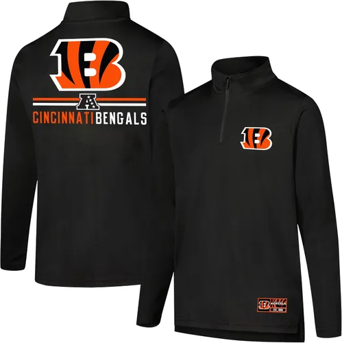 Vista 40 de Ultra Game - Camiseta juvenil NFL oficial con cremallera de un cuarto y manga larga súper suave
