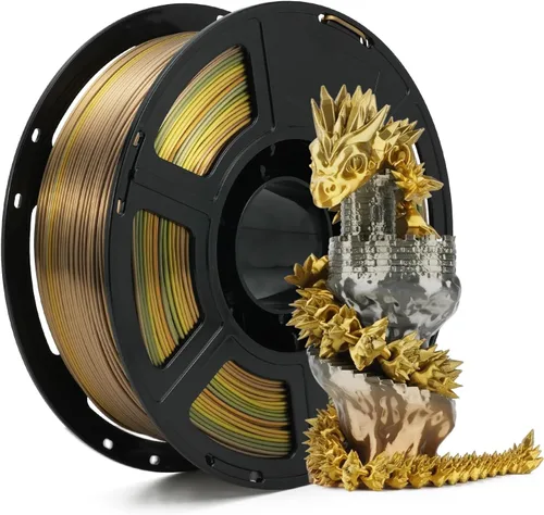 Vista 27 de FLASHFORGE Filamento de impresora 3D, filamento de seda de 0.069 pulgadas, carrete de 2.2 libras, precisión dimensional +/- 0.001 in para impresoras