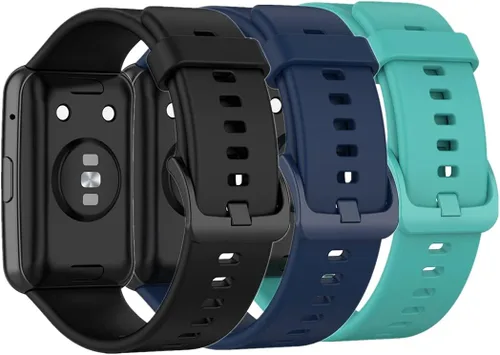 Watch Strap compatible with Huawei Watch Fit,Adjustable Silicone Sports Strap Replacement Band for Huawei Watch Fit Smart Watch