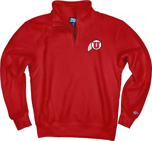 Vista 103 de Blue 84 Sudadera con cremallera de un cuarto para hombre de la NCAA