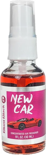 Vista 2 de Ambientador concentrado en espray de 1 oz. Botella de vidrio - Aroma de coche nuevo, paquete de 3