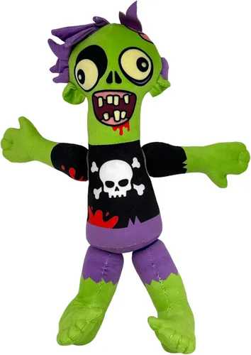 Vista 11 de Juguete de brazo zombi para perro divertido de peluche con chirriador masticable para cachorros