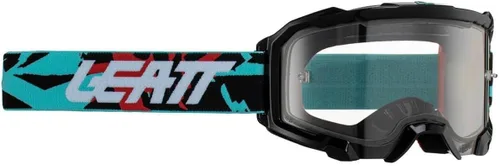 Vista 2 de Leatt Goggle Velocity 4.5 Adulto (turquesa con lente transparente)