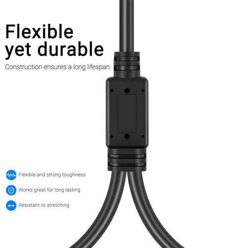 Vista 4 de LanSenSu Cable de micrófono divisor XLR Y macho a doble hembra de 3.3 pies, cable de audio equilibrado de 3 pines para micrófono estéreo a pista