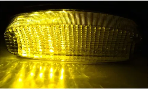 Vista 5 de Señales de giro de freno con marcado DOT marcado E Luz LED integrada para Honda Shadow VLX 600 / Spirit 1100 1999 2000