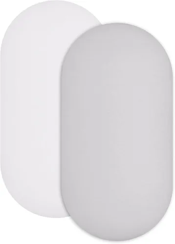Vista 10 de Featherhead™ Paquete de 2 sábanas bajeras para moisés para bebé niño y niña, 100% algodón de jersey, 16 x 32 pulgadas, ajuste universal para colchón
