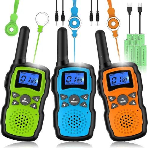 Vista 9 de Wishouse Walkie Talkies para niños recargable