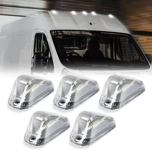 Luces LED para techo de cabina para Dodge Ram ProMaster 1500 2500 3500, 5 unidades