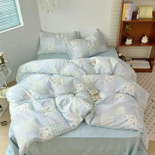 Vista 11 de DREAMINGO - Juego de funda de edredón con diseño de fresas para niños, niñas, tamaño individual, de algodón, con cremallera, juego de ropa de cama