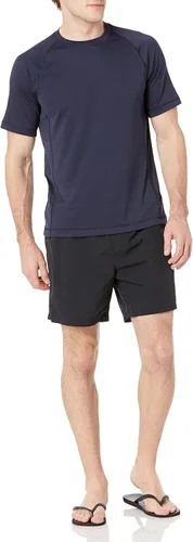 Vista 4 de Tienda Essentials Camiseta de natación de manga corta y secado rápido UPF 50 para hombre