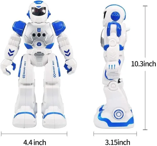 Vista 2 de Robot de control remoto para niños, sensor de gestos intelectuales, robots programables con controlador infrarrojo, juguetes de educación temprana