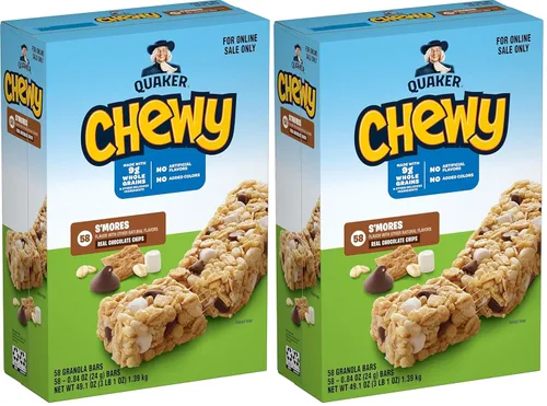 Vista 18 de Quaker Barras de granola masticables, S'mores, 58