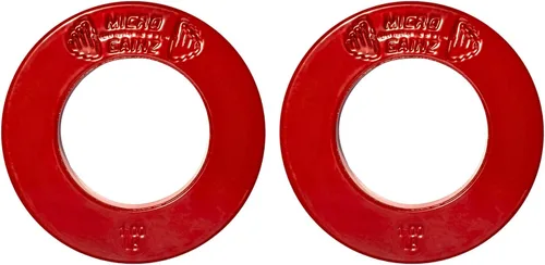 Vista 9 de Micro Gainz Calibrated Fractional Weight Plate Set of 2 Plates, Choose Set (.25LB-1.25LB), Designed for Olympic Barbells for Strength Training &