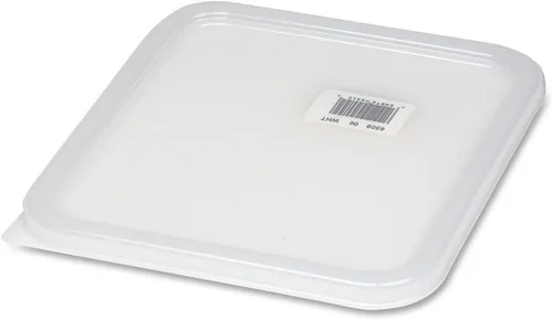 Rubbermaid Productos Comerciales Tapa Grande para Contenedor de Almacenamiento de Alimentos Cuadrado de Plástico que Ahorra Espacio de 2/4/6/8 Qt.