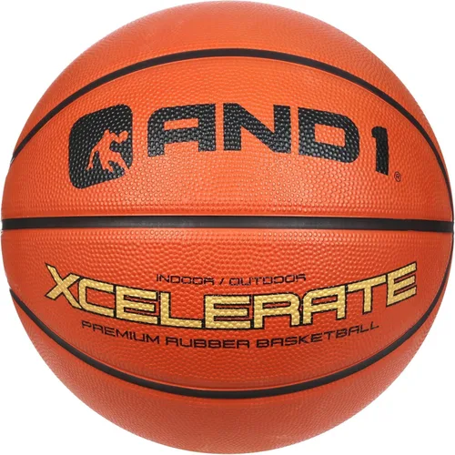 Vista 6 de AND1 Xcelerate - Balón de baloncesto de goma, tamaño reglamentario oficial Naranja