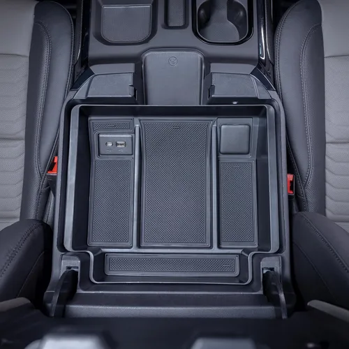 Vista 5 de TOPINSTALL Bandeja Completa de 2 Capas de Tamaño Completo 22-26 Compatible con SilveradoSierra 1500 Renovado 2022-2026 y Chevy SilveradoGMC Sierra