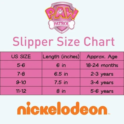 Vista 6 de Nickelodeon Pantuflas de felpa de Paw Patrol Skye y Everest para niña (bebéniña pequeña)