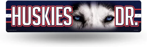 Vista 37 de NCAA Rico Industries Placa de calle de plástico Placa de calle de plástico de 4" x 16" Color del