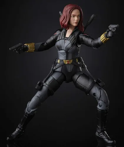 Vista 9 de Hasbro Marvel Black Widow Legends Series - Figura de acción coleccionable de 6 pulgadas, diseño premium, 6 accesorios, a partir de 4 años