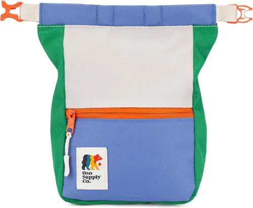 Crux Bouldering Cubo de Tiza, Bolsa de Tiza de Tamaño Grande para Escalada en Roca, Recipiente de Tiza con Cierre Magnético, Bolsillos con