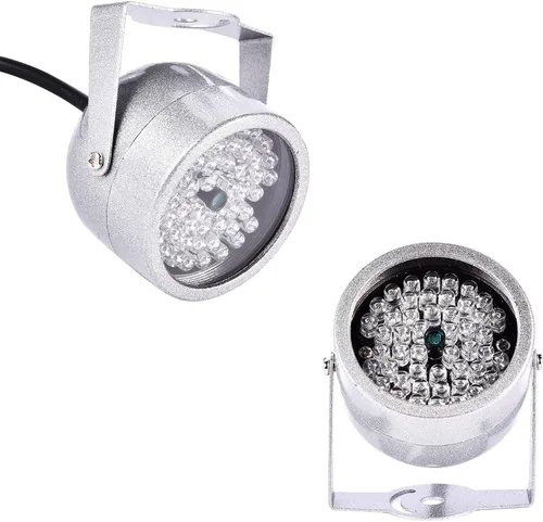 Iluminador IR, luz infrarroja de 48 LED para cámara de seguridad, e infrarrojo inoxidable para cámara de seguridad, LED IR para sistema electrónico