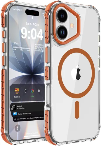 Vista 94 de DEERLAMN Funda Magnética Fuerte para iPhone Air 6.5 Pulgadas, [Compatible con Magsafe] [Protección contra caídas de grado militar] Funda protectora