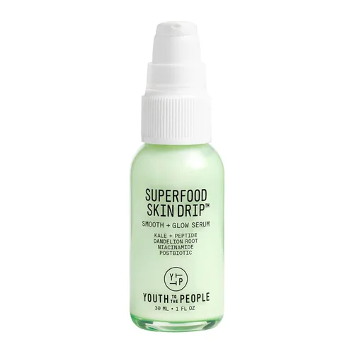 Youth To The People Superfood Skin Drip Face Serum (1 onza líquida), fortalece la barrera de la piel + unifica el tono de la piel, 5% niacinamida,