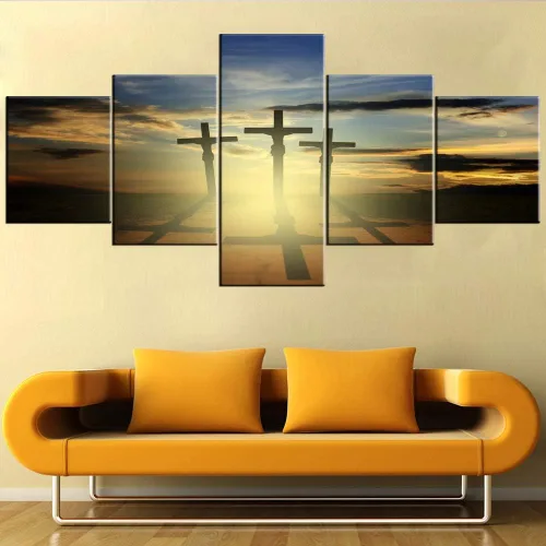 Vista 27 de TUMOVO Jesús Christian - Pintura sobre lienzo de 5 piezas