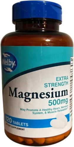 Vista 5 de Magnesio extra fuerte 500 mg, 120 tabletas