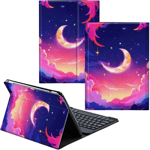 Vista 51 de Para Samsung Galaxy Tab S6 Lite Funda 2022/2020 Teclado Inalámbrico Desmontable Y Cubierta De Soporte De Cuero PU Funda Protectora Para Samsung