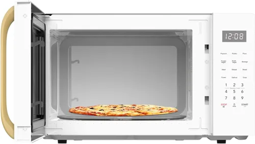 Vista 7 de FRIGIDAIRE Microondas retro de 1.05 pies cúbicos, oro blanco