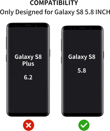 Vista 3 de Reemplazo de pantalla frontal de vidrio para Galaxy S8 – Compatible con Samsung Galaxy S8 G950 Series 5.8 pulgadas y kit completo de herramientas