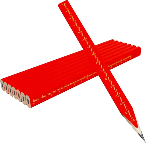 XANADU Lápices de construcción de lápiz de carpintería para herramienta de escritura de carpintería (8 PCS)
