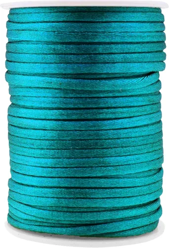 Vista 89 de Mandala Crafts Cordón de nailon satinado de 1/64 pulgadas (0.024 in), 100 yardas para pulseras, collares, joyas y adornos de macramé