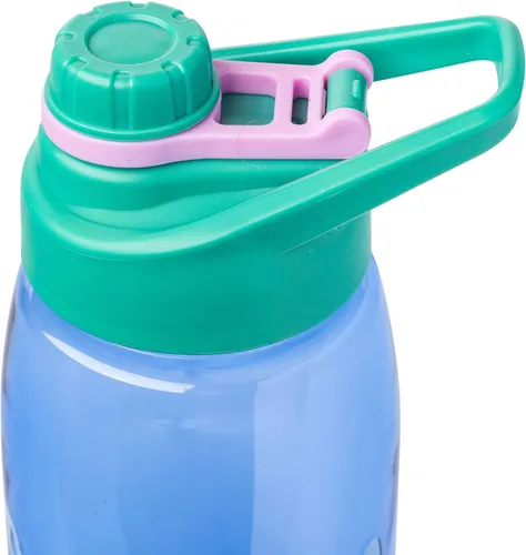 Vista 6 de Silver Buffalo Disney Lilo y Stitch Ohana Linda Botella de Agua de Stitch con Tapa de Rosca, 832.7 ml (28 oz)