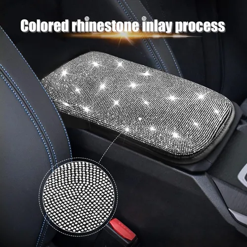 Vista 3 de Miytsya B-ling - Funda protectora para reposabrazos de automóvil, bonita y encantadora funda protectora para consola central de automóvil