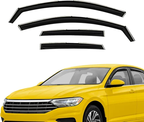 Vista 22 de Deflectores de ventana extra duraderos en el canal, protectores de lluvia aptos para Buick Encore GX 2020-2026, viseras solares, ventilación